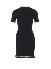 LOGO HALF ZIP DRESS