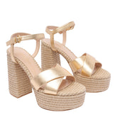 SANDALO CON TACCO PLATFORM BEBE