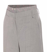 PANTALONE GESSATO AMPIO