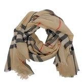 CHECK MOTIF SCARF