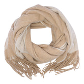 FRINGED WOOL SCARF
