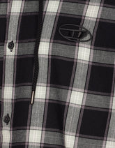 CAMICIA S-IX-AJFI A QUADRI CON LOGO