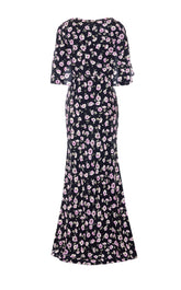 LONG DRESS WITH FLOWER PRINT