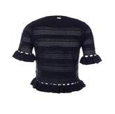 RUFFLE SWEATER
