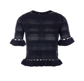 RUFFLE SWEATER