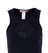 TANK TOP WITH FLORAL EMBROIDERY