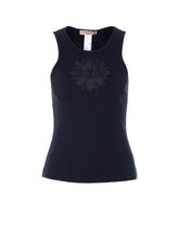 TANK TOP WITH FLORAL EMBROIDERY