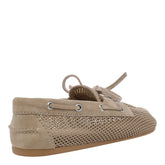 LOGO SUEDE LOAFERS