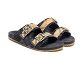 URCHIN CHECK SANDALS