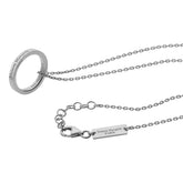 COLLANA CON PENDENTE AD ANELLO CON LOGO