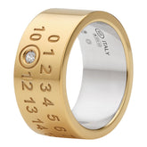 ANELLO NUMERICAL CON DIAMANTE