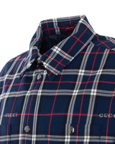 GUCCI LOGO TARTAN PADDED JACKET