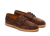SUEDE BOAT LAOFERS