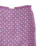 CLAMP PRINT SILK SKIRT