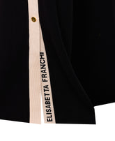 PANTALONE IN MAGLIA CON BANDA LOGO IN VISCOSA LUCIDA
