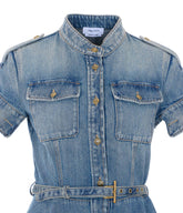 DENIM MINI DRESS