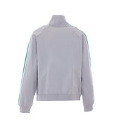 FELPA SPORTIVA CON ZIP E LOGO MIU MIU
