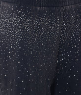 PANTALONE IN JERSEY DELAVE' CON STRASS