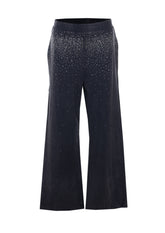 PANTALONE IN JERSEY DELAVE' CON STRASS