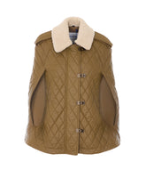 MANTELLA HEATH TRAPUNTATA CON COLLO IN SHEARLING
