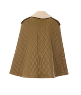 MANTELLA HEATH TRAPUNTATA CON COLLO IN SHEARLING