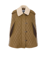MANTELLA HEATH TRAPUNTATA CON COLLO IN SHEARLING