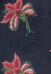 CAMICIA BOWLING CON STAMPA PAPIER FLORAL