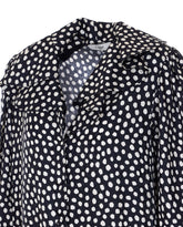 MINI ABITO A MANICHE LUNGHE IN JACQUARD DI SETA