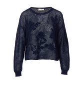 NET KNIT WITH HAND EMBROIDERY