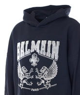 BALMAIN CRYSTAL HOODIE
