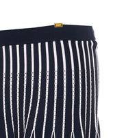 TWO-TONE KNIT SKIRT