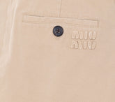 OLD GABARDINE MINISKIRT