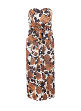 JUROR STRAPLESS MIDI DRESS WITH WALLET BELT