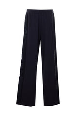 PANTALONE CON CREPE DE CHINE RICICLATO