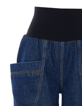 DENIM SWEATPANTS