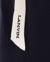 BELTED TSHIRT IN COTTON AND SILK