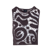 ERUZIONE TOP HANDY GEOMETRIC CROCHET