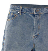 SHORTS IN DENIM COMPACT SHIELD