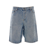 SHORTS IN DENIM COMPACT SHIELD
