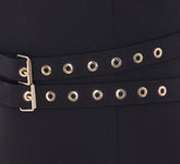 SHORT TUBE WITH BUCKLES