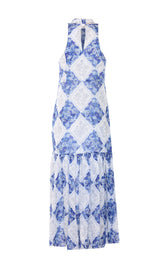 FLORAL PRINT RAMIE' LONG DRESS