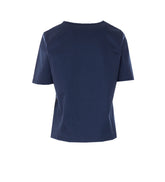 T-SHIRT CON SPACCO LATERALE E BOTTONI