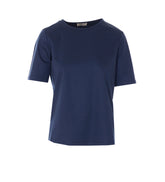 T-SHIRT CON SPACCO LATERALE E BOTTONI