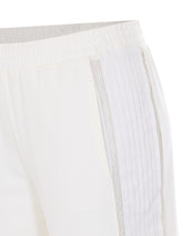 PANTALONE IN CREPE DE CHINE