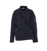 CAMICIA TWISTED STRAIGHT COLLAR