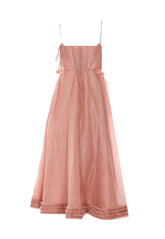 LUNA RUFFLE MIDI DRESS