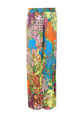 PANTALONE IN RASO CON STAMPA