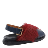 FUSSBETT SANDALS WITH LONG HAIR