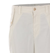 PANTALONE IN POPELINE CON LOGO