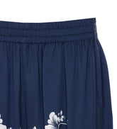 SHORTS CON STAMPA BLUE FLOWER
